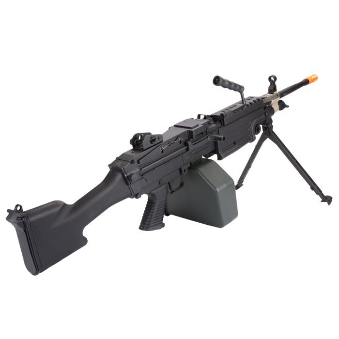 Airsoft Machine Gun Full Metal M249 Version MK II / Black / AEG