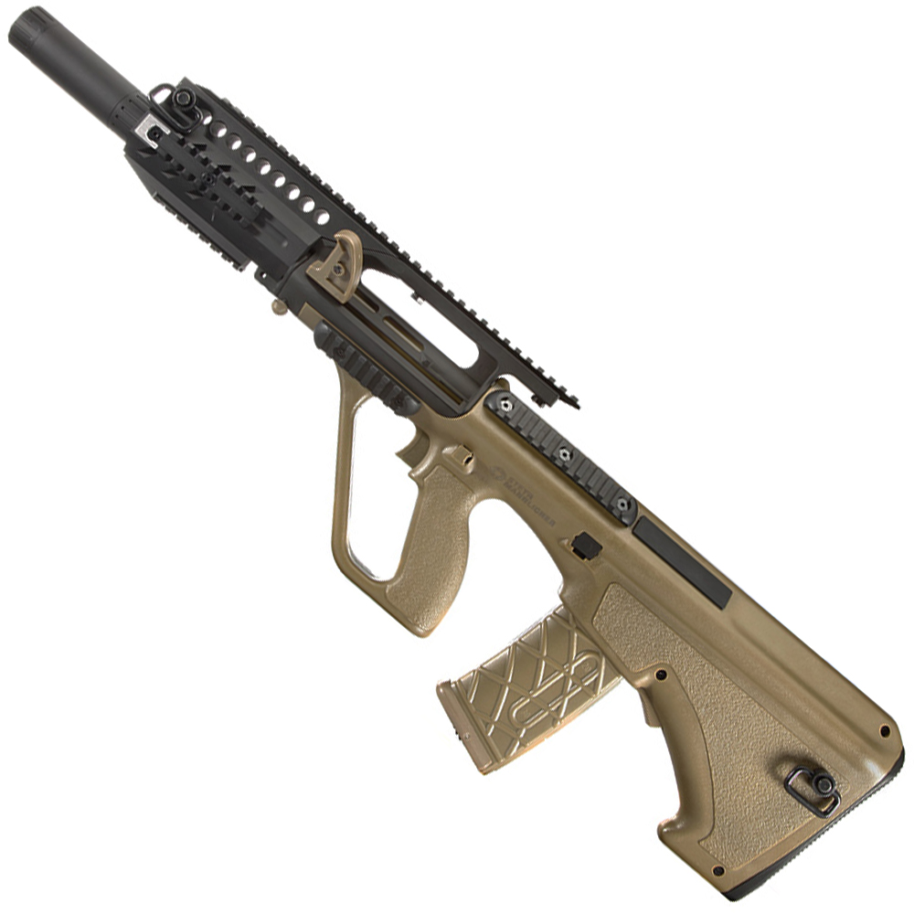 Asg Steyr Licensed Aug A3 Lipo Ready Gearbox Airsoft Aeg Rifle Color Black Airsoft Guns Airsoft Electric Rifles Evike Com Airsoft Superstore