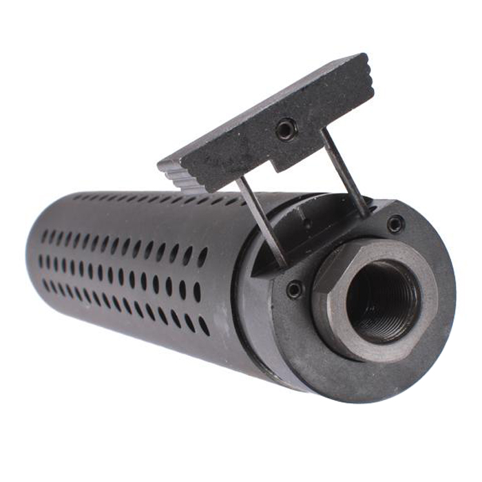 QD Mock Silencer For 14mm Negative Airsoft AEG Rifles Golden Plaza