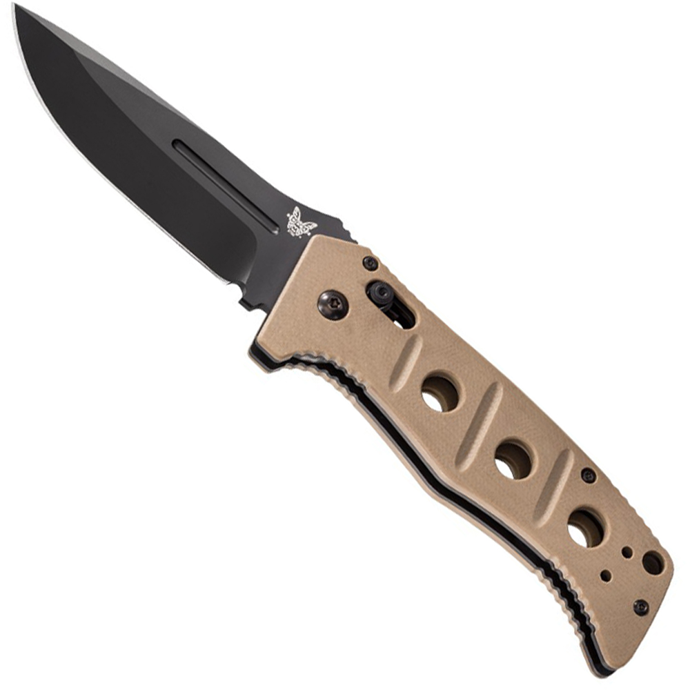 Benchmade Adamas Auto G10 Handle Folding Knife Golden Plaza