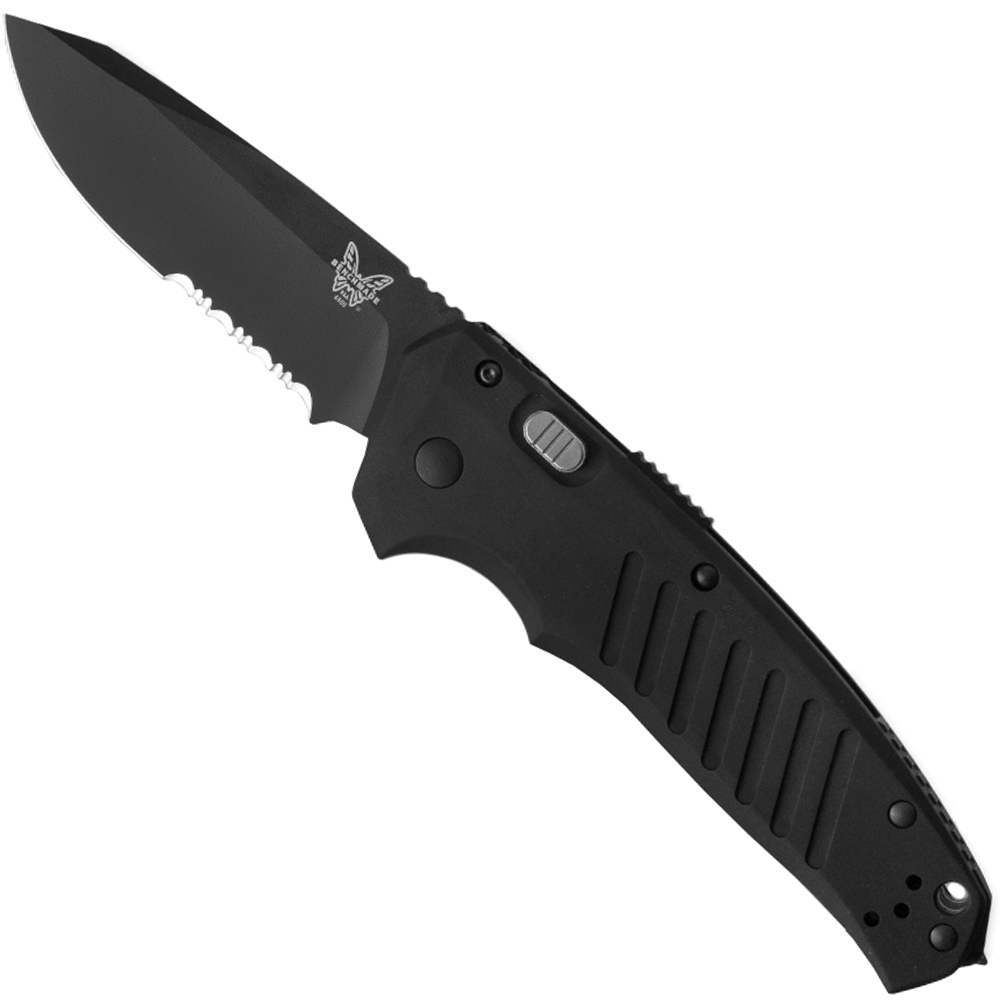 Benchmade Auto APB Half Serrated Folder Knife Golden Plaza