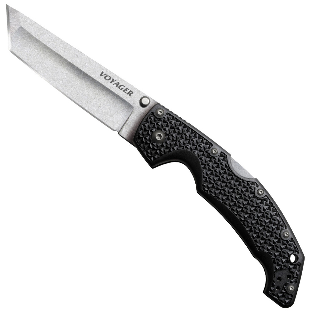 Cold Steel Large Voyager Lockback – Robustes Klappmesser Mit Tanto-Klinge In Stonewashed