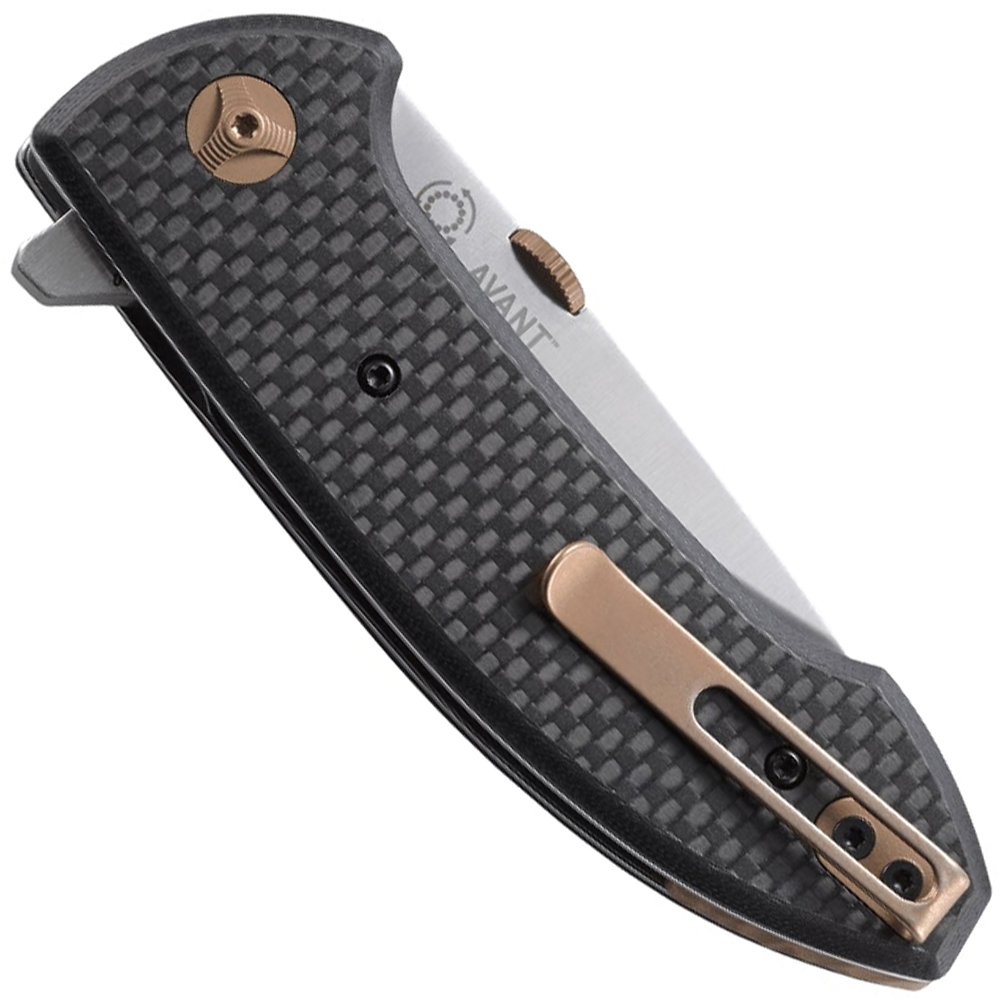 CRKT Avant 0.143 Inch Thick Blade Folding Knife Golden Plaza