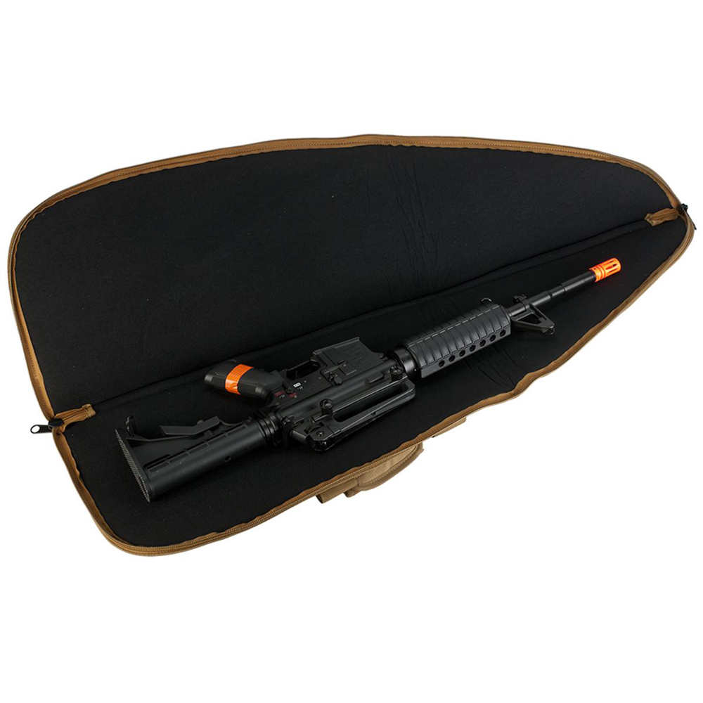 Deluxe Padded Rifle Case 42 Inch With External Magazine Pockets Golden Plaza