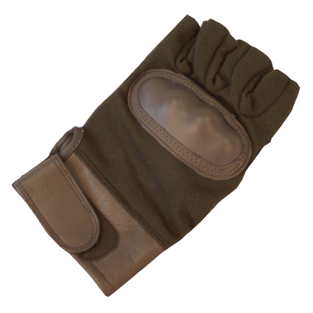 Fingerless Hard Knuckle Tactical Gloves Golden Plaza