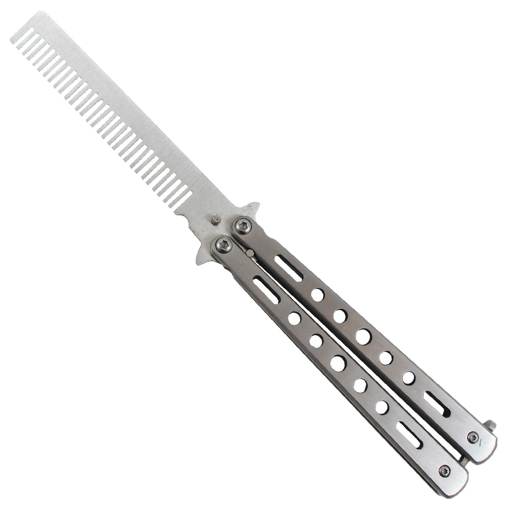 Butterfly Comb Trainer Knife Golden Plaza