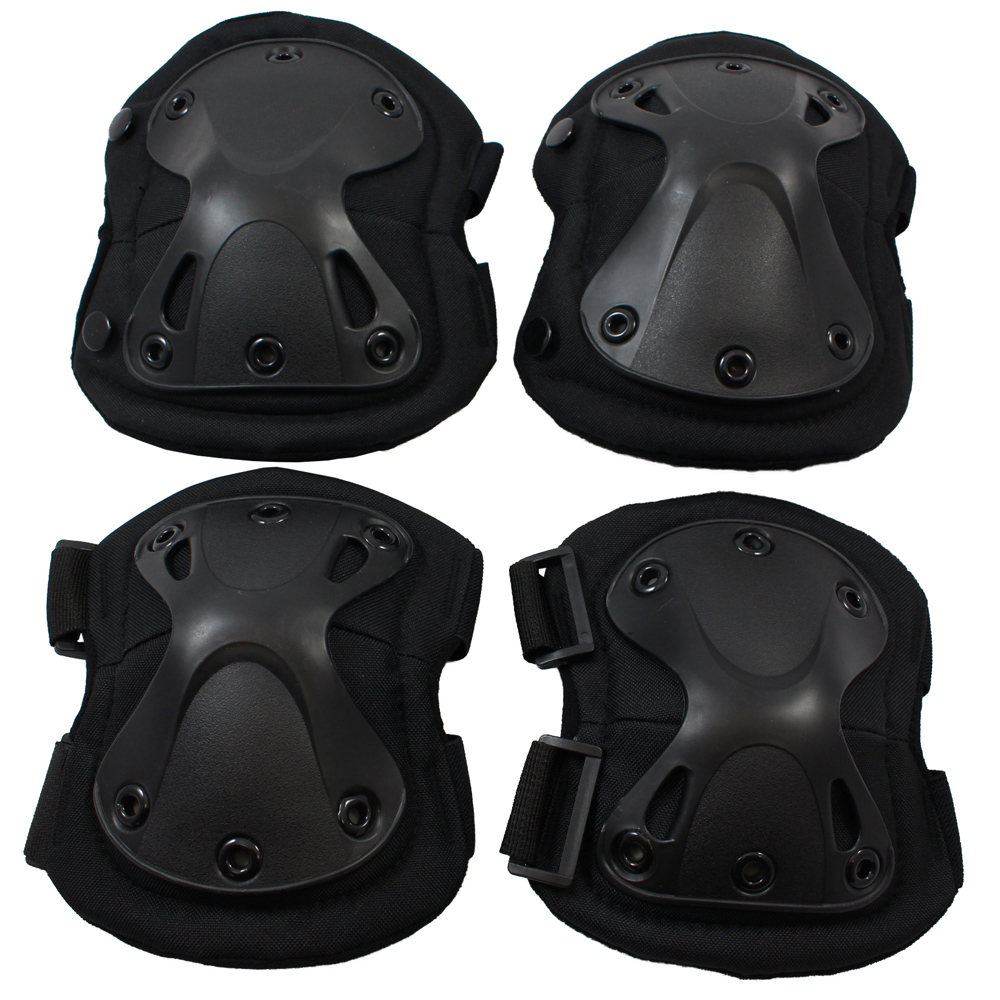 900D Knee and Elbow Pads (Black) Wholesale Golden Plaza