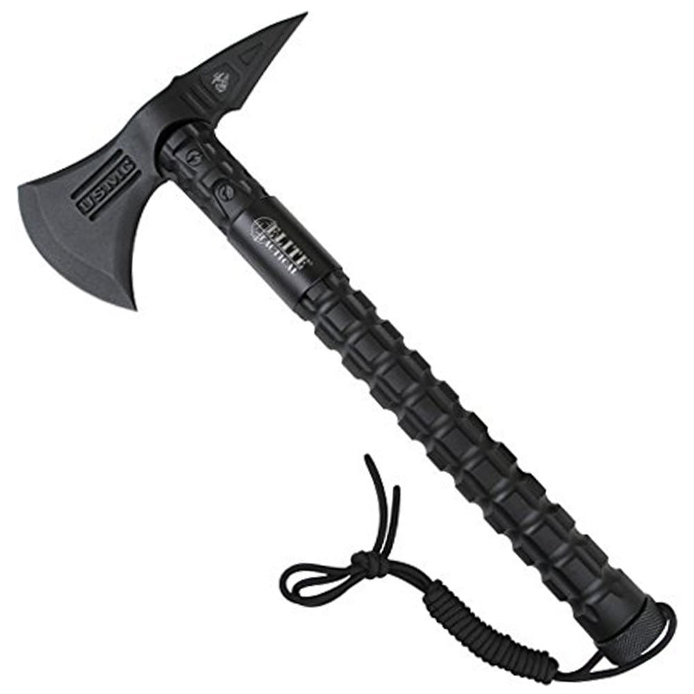 U.S. Marines Tactical Axe w/ 1680D Nylon Sheath Golden Plaza