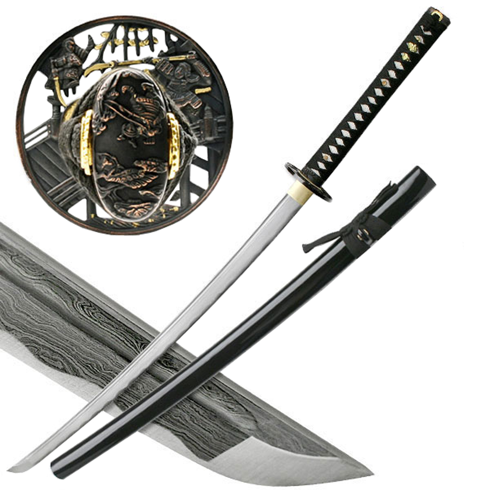 Ten Ryu MAZ400 Blade W/ Blood Groove Samurai Sword Wholesale