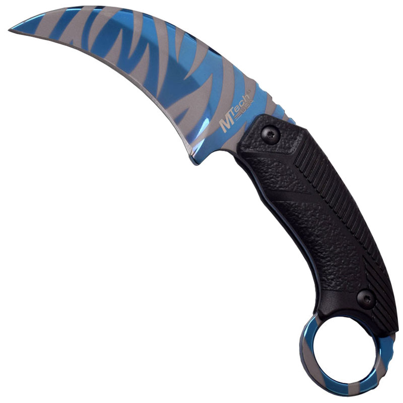 MTech USA Nylon Fiber Handle Fixed Blade Karambit Knife Wholesale