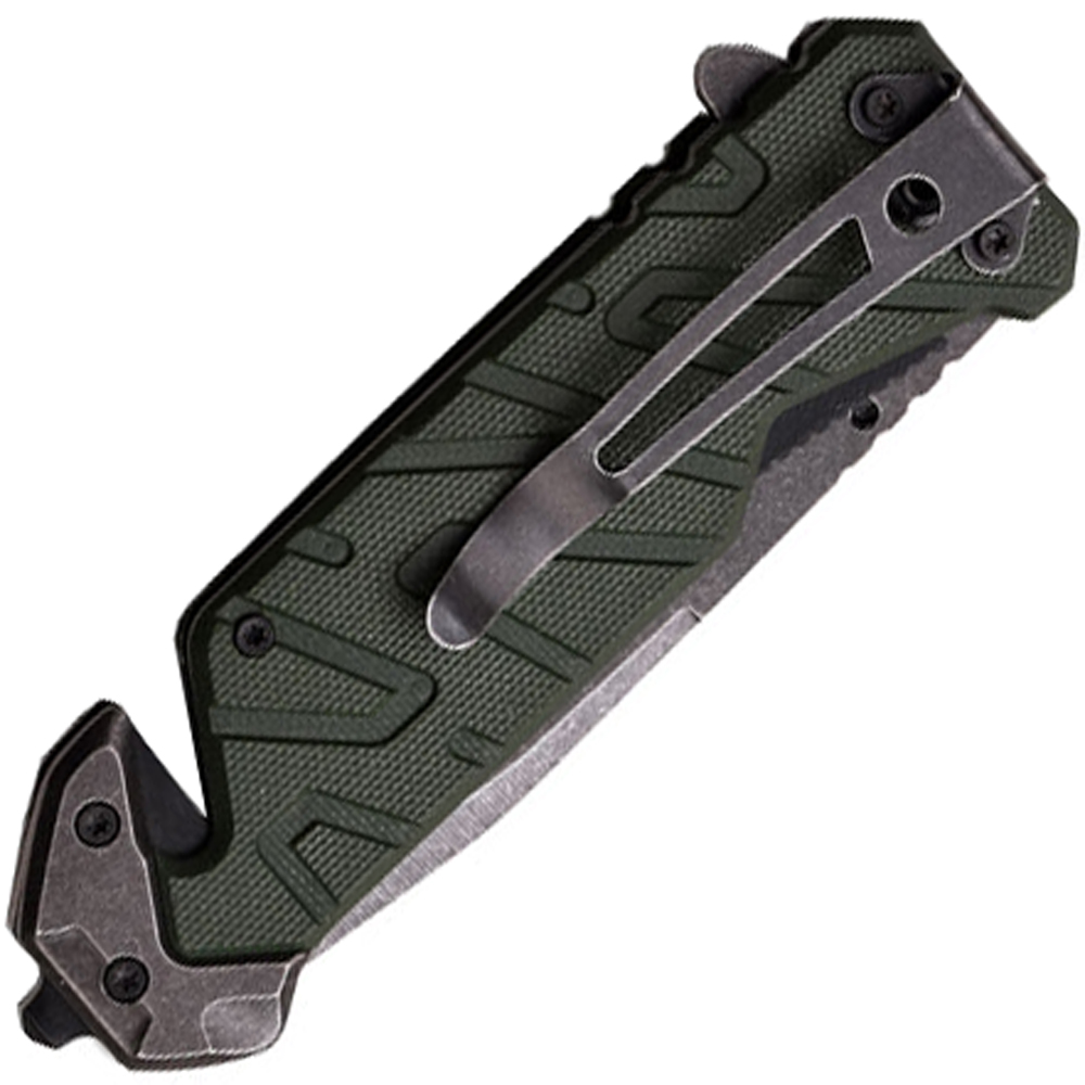MTech USA Xtreme A841 Ballistic Knife Stonewash Golden Plaza