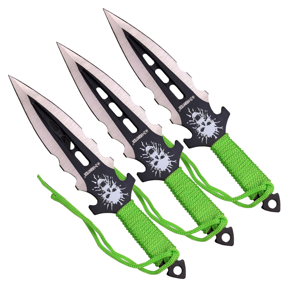 Z Hunter 7.5 Inch Overall Throwing Knife Set Wholesale Golden Plaza