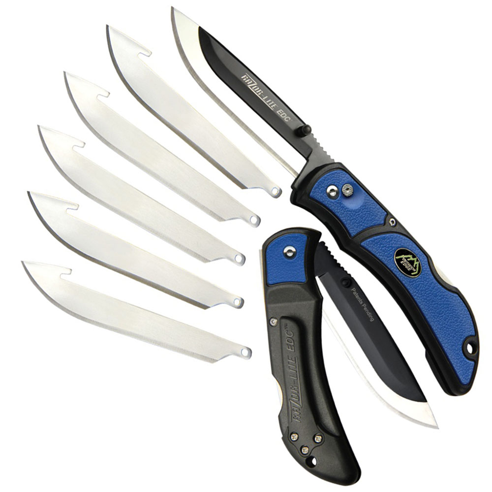 Outdoor Edge RazorLite Folding Knife (Blue) Golden Plaza