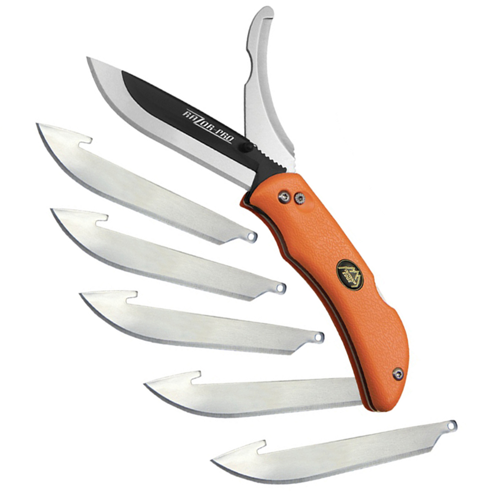 Outdoor Edge RazorPro Folding Knife (Orange) Golden Plaza
