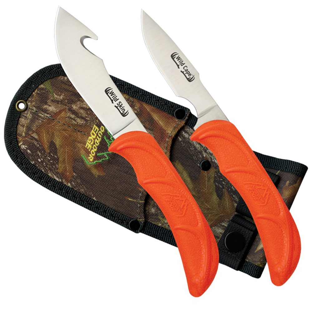 Outdoor Edge Wild Pair Hunting Combo Knives Golden Plaza