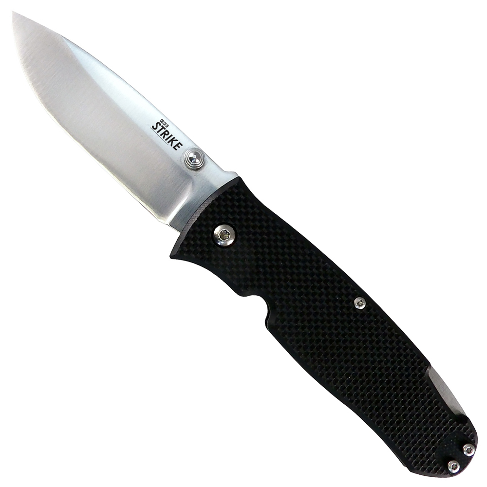 OKC Dozier Strike Lock Back Folding Knife Golden Plaza