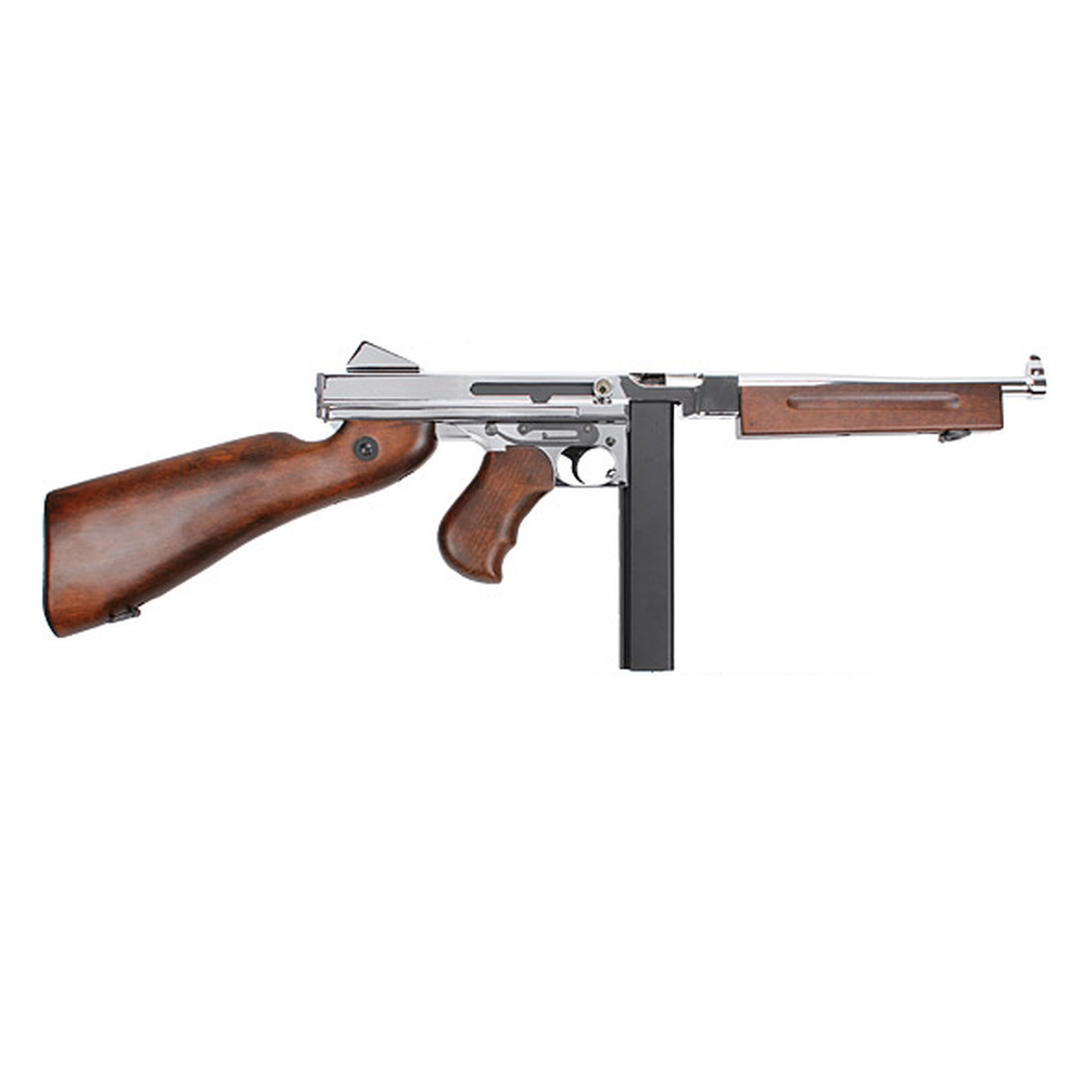 Buy Cheap King Arms M1A1 HI Grade Thompson Silver Airsoft ...