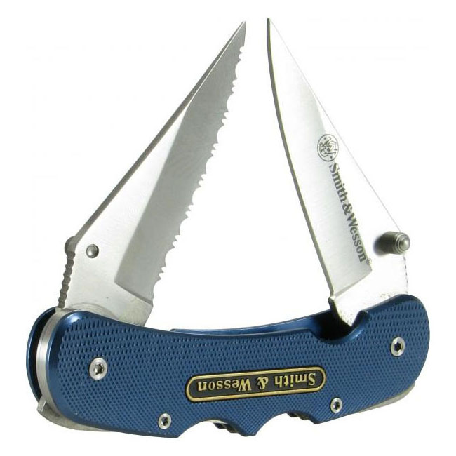 Smith & Wesson Cuttin Horse Black Two Blade Pocket Folding Knife