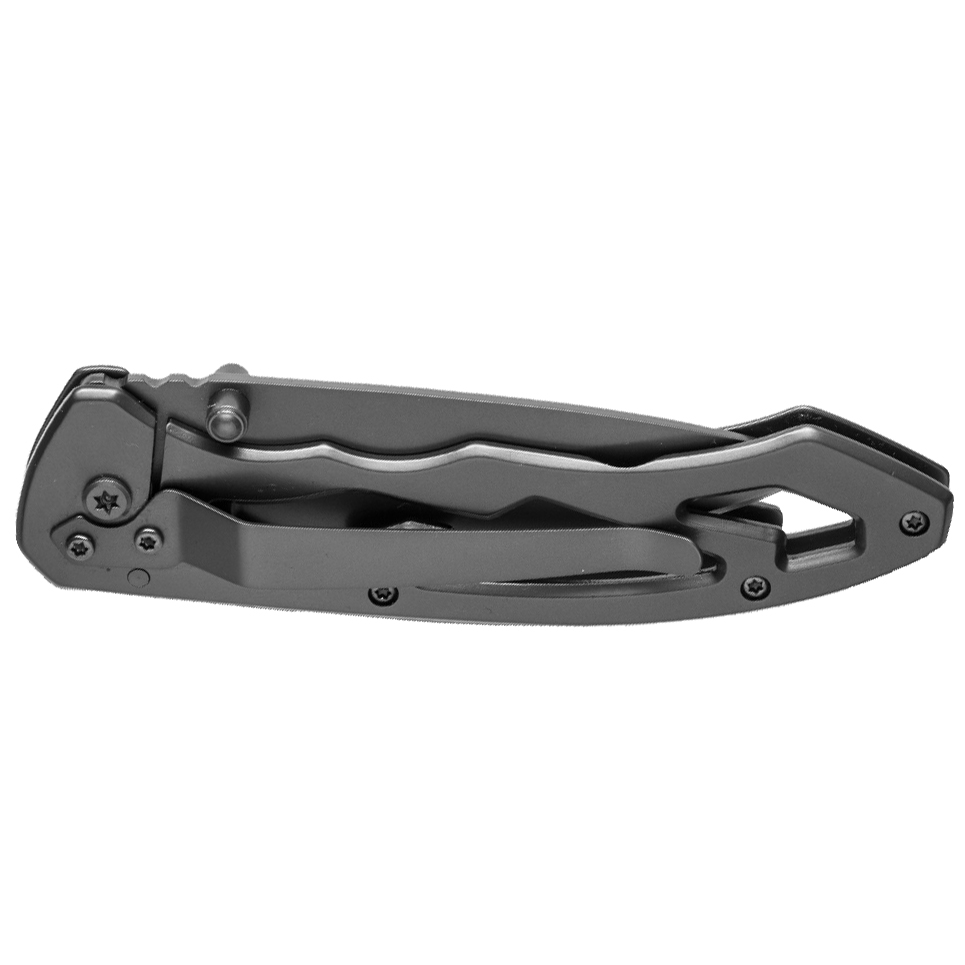 Smith & Wesson Skeletonized Plain Edge Folding Blade Knife - Gray ...