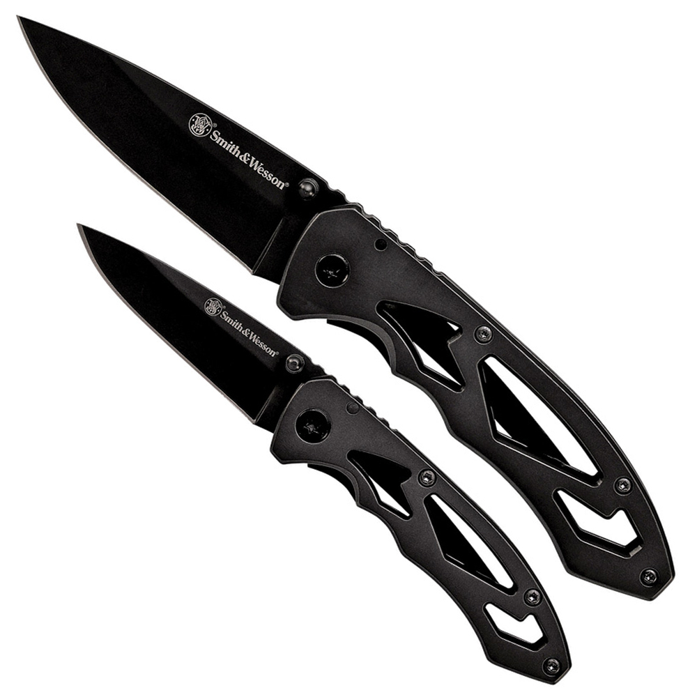 Smith & Wesson 2PC Folding Knife Kit Golden Plaza