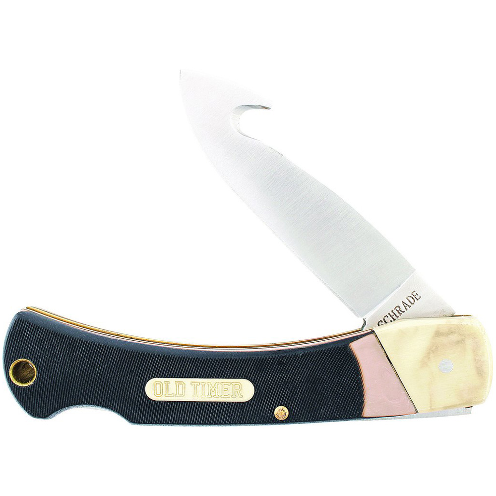 Schrade Old Timer 157OT Golden Claw Gut Hook Blade Folding Knife