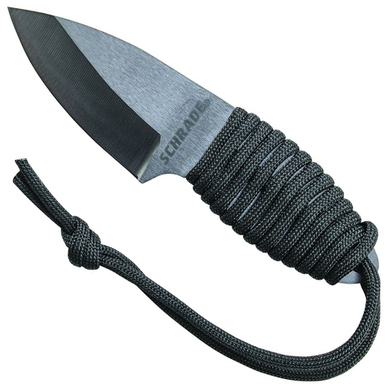 knife blade ceramic handle fixed paracord inch schrade goldenplazadistributors sku camouflage cheap