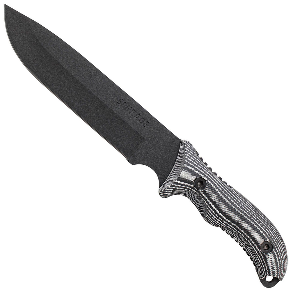 Schrade SCHF37 Frontier Full Tang Fixed Blade Knife Golden Plaza