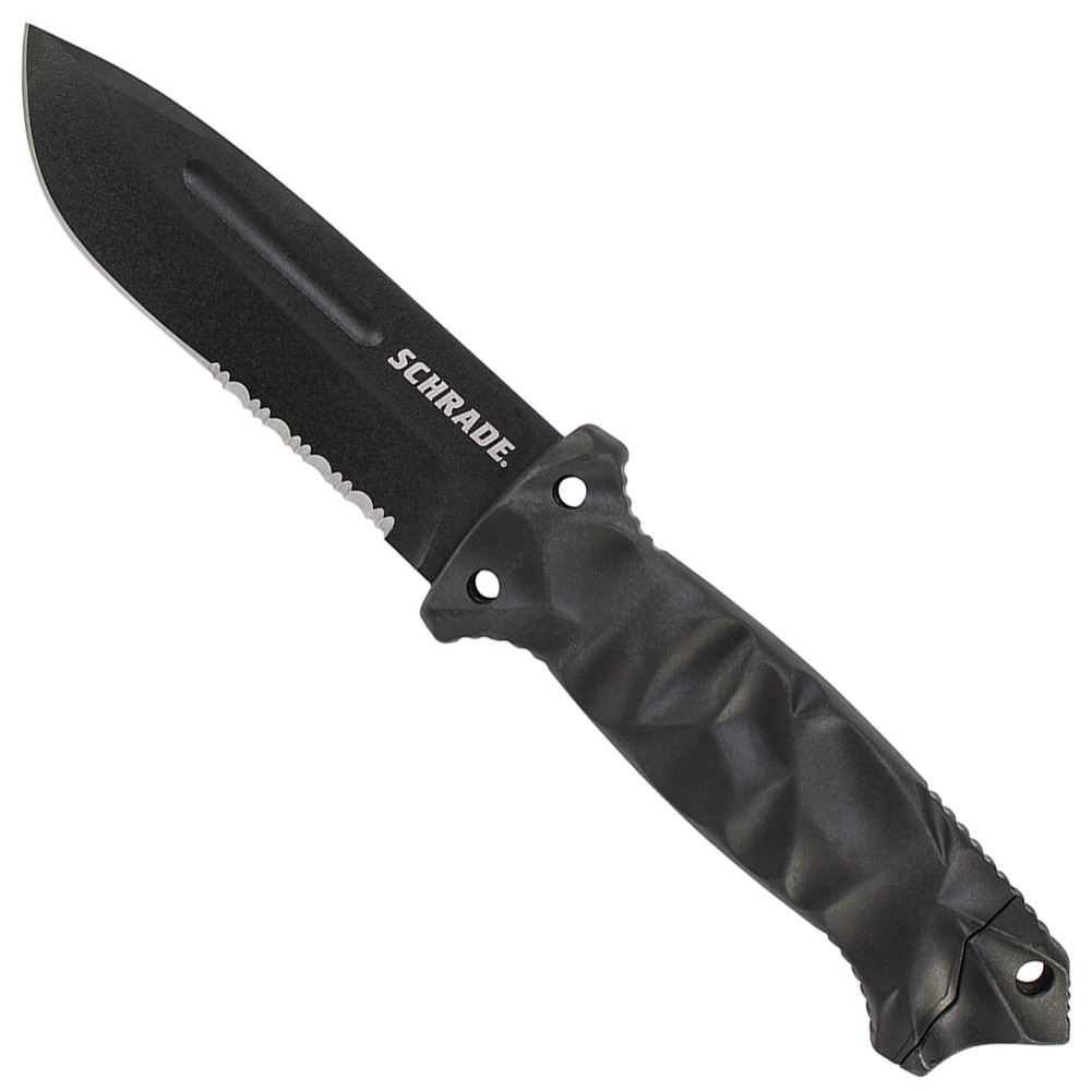 Schrade CHF40 Full Tang 420J2 Stainless Steel Blade Fixed Knife Golden Plaza