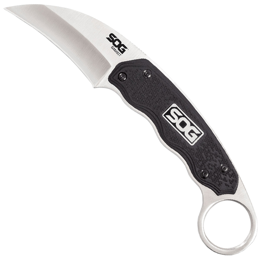 Gambit Sheepsfoot Shape Fixed Blade Knife w/ Sheath Wholesale