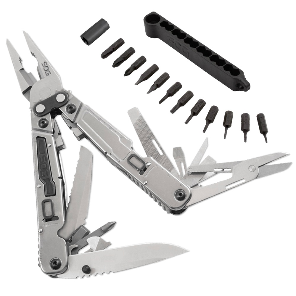 SOG PowerGrab Multitool and Hex Bit Kit Golden Plaza