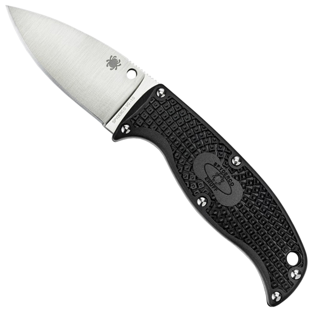 Spyderco Enuff 2.75 Inch VG10 Steel Fixed Blade Knife Wholesale