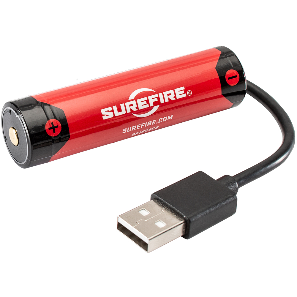 SureFire Micro USB Lithium Ion Rechargeable Battery 3500mAh Golden