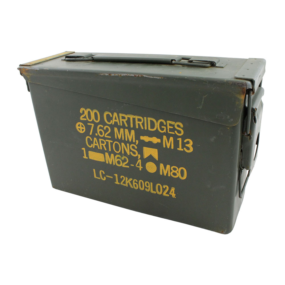 Us military 7 62mm ammo can box
