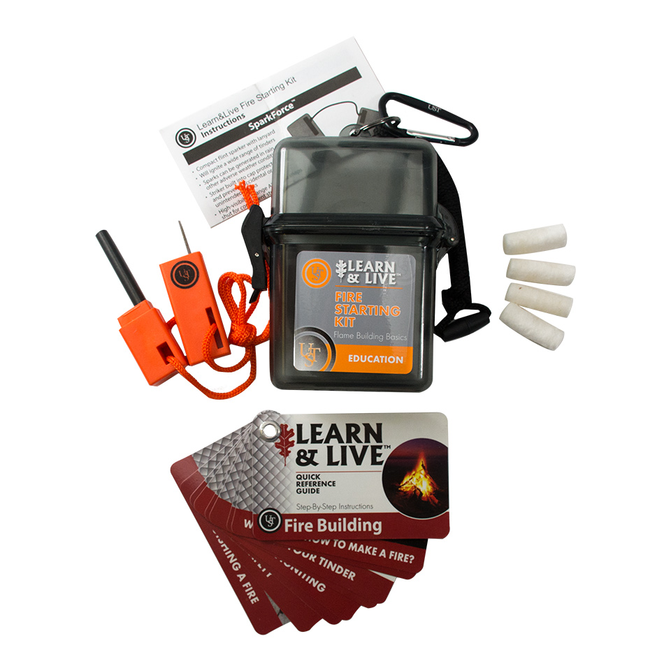 Learn & Live Kit Fire Starting Wholesale