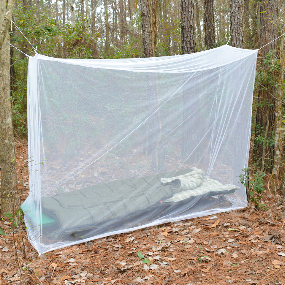 Camp Mosquito Net Single White Mesh Wholesale