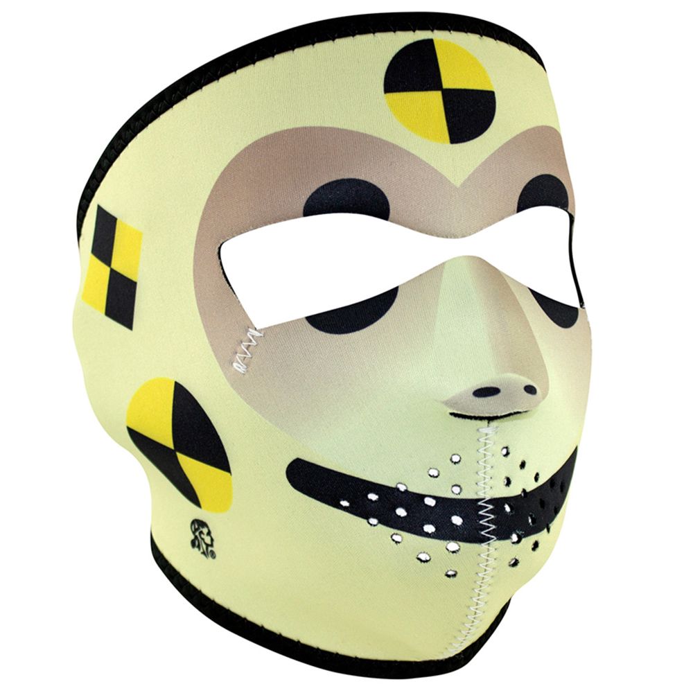 Neoprene Crash Test Dummy Face Mask