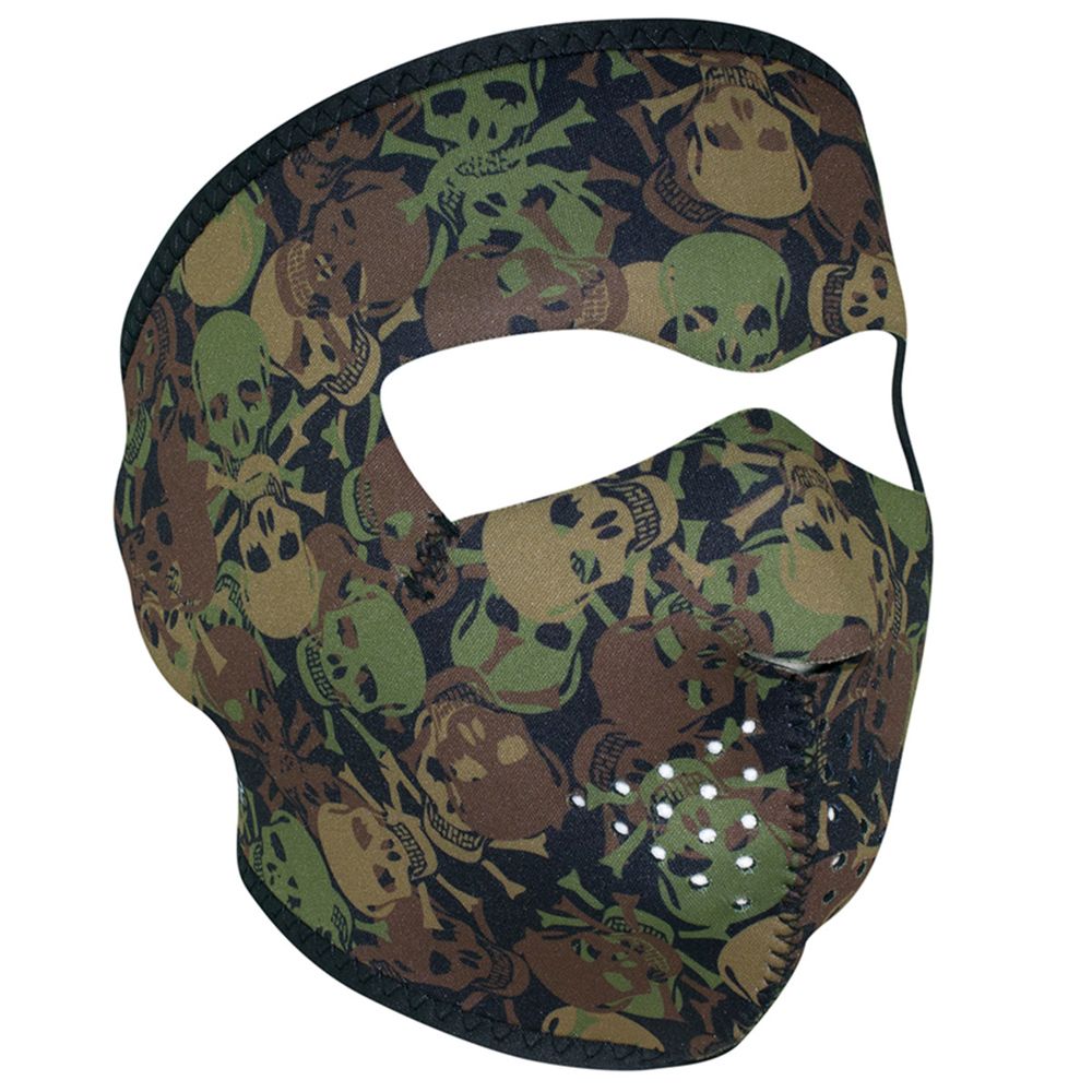 Zan Headgear Skull Camo Face Mask Golden Plaza