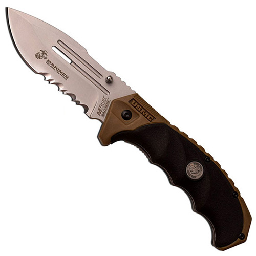 MTech U.S. Marines Folding Knife MA1053ST Golden Plaza