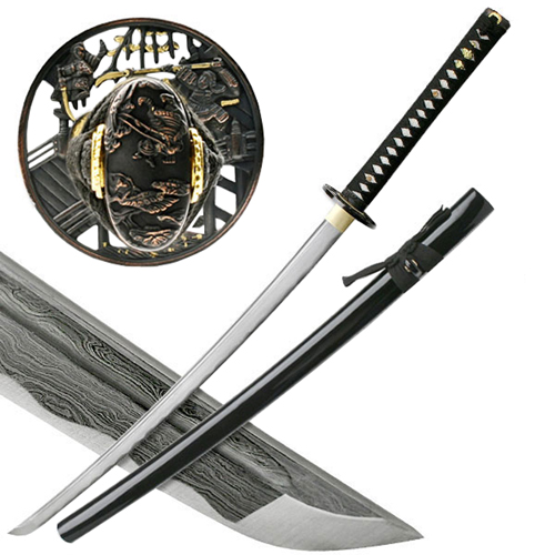 Ten Ryu MAZ400 Blade W/ Blood Groove Samurai Sword Wholesale