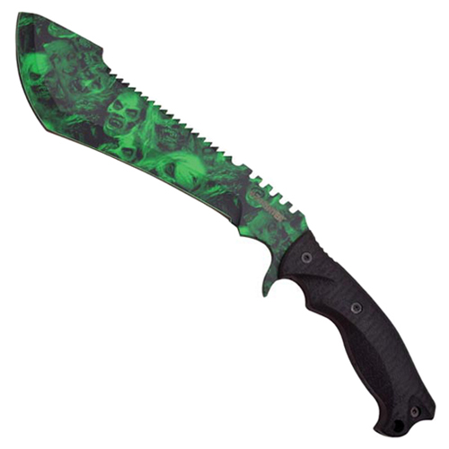 Z Hunter 113GN Green Skull Camo Coated Blade Machete Wholesale