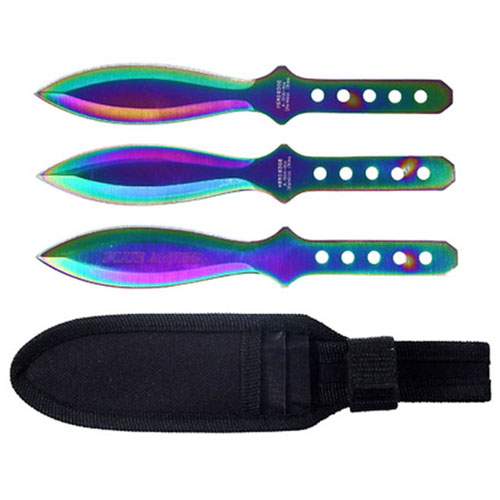 Buy Cheap 3 Piece Set Rainbow Silver Wing 6.5 Inch Throwing Knife ...