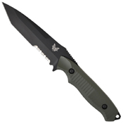 Benchmade Nimravus Tanto Green Fixed Blade Knife