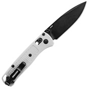 Benchmade 533BK-1 Mini Bugout DLC Coated Finish Blade Folding Knife - White