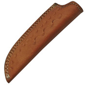 Damascus Stacked Leather Hunter