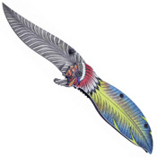 Feather Linerlock Native American Knife