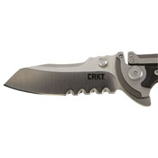 CRKT Graphite Stainless Steel w/G10 Handle Folder Knife