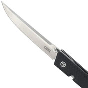 CRKT CEO Satin Plain Blade Folding Knife