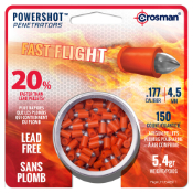 Crosman .177 Caliber Fast Flight Penetrators 5.4 Grain Lead Free Pellets