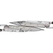 Mirror Finish Blade Kiss Folder Knife -  Duo Set - Wholesale