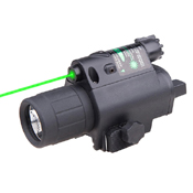 Tactical LED Flashlight with Laser Sight